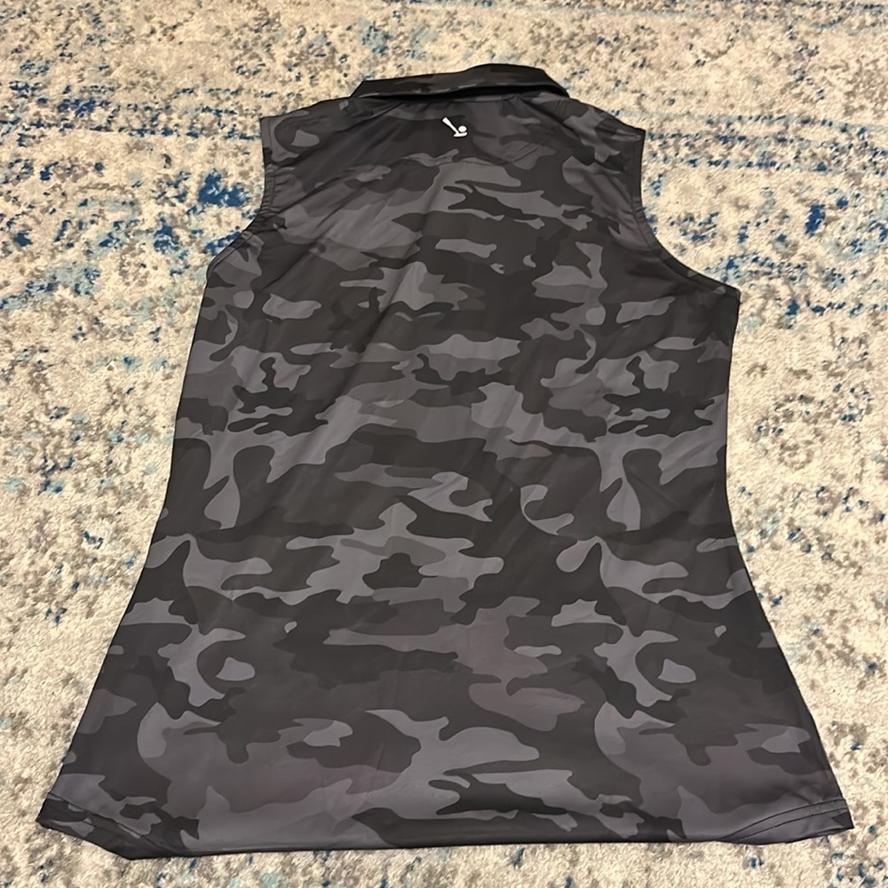 Women’s Golf Sleeveless Polo - Picture 3 of 3